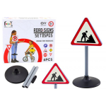 LEAN Toys Large Road Works Warning Sign Educational 70cm