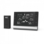 Hama 0186418 Black Line Plus Weather Station black