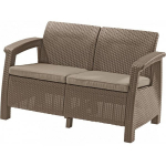 Keter Corfu Love Seat Beige