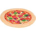 TRIXIE Trixie Pizza, toy, for dog, plush, 26 cm, rustling