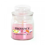 PROVENCE Candle Tropical Flowers 9x6x6cm