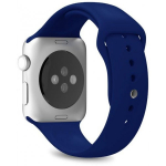 PURO ICON Silicone Band for Apple Watch 42-44 mm, S/ M & M/ L Navy