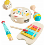MATTEL Mattel Musical Gift Set with Wooden Instruments for Toddlers (6 Pieces