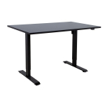 Evelekt Desk ERGO with 1 motor 140x80cm, black/ black