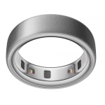 Oura Ring 4 smart ring, Brushed silver, size 10