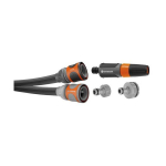 Gardena Gardena Textile Hose Liano Life 1/ 2, 15 meter set (dark grey/ orange, m