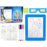 LEAN Toys LeanToys Magic Illuminated 3D Whiteboard Glasses Pink