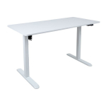 Evelekt Desk ERGO LIGHT with 1 motor 120x60cm, white