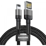 Baseus Cafule USB (reversible) to Lightning 2.4A, 1m Gray-Black