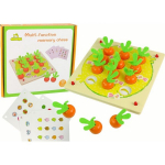 LEAN Toys Memory Game Fruits and Vegetables Wooden