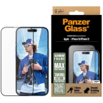 PanzerGlass "Screen Protector Aluminum Frame iPhone 16" Ultra-Wide Fit