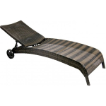 Evelekt Wicker 73x196x99cm Dark Brown