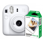 Fujifilm Instax Mini 12 Clay White + 10 films
