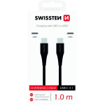 Swissten Basic Quick Charge 3.1 USB-C to USB-C 1m Black