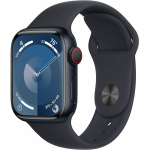 Apple Watch Series&nbsp;9 Cellular 41mm Midnight Sport Band - M/ L