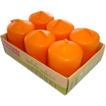 PROVENCE Candles Orange &Oslash;3.8x5.5cm 6pcs