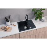 ALVEUS SINK ROCK30 BLCK+MIXER+SIF 1213091SEN