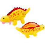 LEAN Toys Plush Dinosaur Pencil Case Storage Box Pendant Yellow