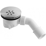 Viega Viega Tempoplex shower tray trap with 90mm cover chrome (364786S)