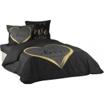 Douceur d`Interieur Bed Linen Set CRAZY LOVE 200x200cm, 63x63cm