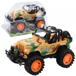 LEAN Toys Large Military Off-Road Vehicle Beige