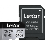 Lexar Micro SDXC 64GB Class 10 LMSSIPL064G-BNANG