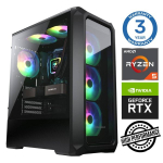 INTOP Ryzen 5 5500 16GB 250SSD RTX3050 6GB no-OS