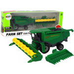 LEAN Toys Agricultural Vehicle Combine Harvester Aluminum Green