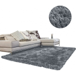 NoName Carpet - Living Room Shaggy 200x200 - Dark Silver universal.