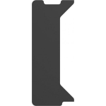 Genesis Holm Modular Side Desk Top Left 30cm