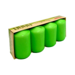 PROVENCE Candles Light Green &Oslash;5x9cm 4pcs