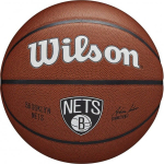 Wilson Wilson Wilson Team Alliance Brooklyn Nets Ball WTB3100XBBRO Brown 7