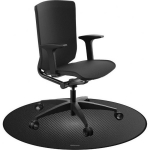 Trust Mika Round Floor Mat Black