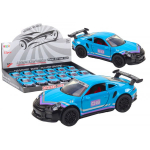 LEAN Toys Car Sports Car 1:32 Friction Drive Metal Turquoise