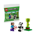 Lego Steve and Baby Panda 30672