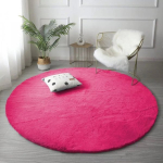Strado Strado Rabbit Round Rug Strado 120x120 HotPink (Pink)