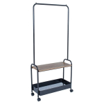 Evelekt Clothes hanger FRASER 74x35x165cm, black