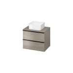 CERSANIT Cersanit S522-023 VIRGO 60 grey cabinet with countertop CZARNY handle