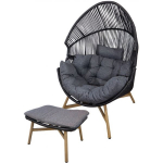 BESK 9137864 98x100x142cm / 48x63x37.5cm Black