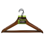 Evelekt Cloth hangers 3pcs, brown