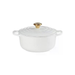 LE CREUSET Cast iron pot round &Oslash;24cm / 4.2L white