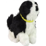 LEAN Toys LeanToys Interactive Dog Border Collie Plush Barking Dog