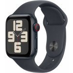 Apple Watch SE (2024) Cellular 40mm Midnight/ Midnight Band - S/ M