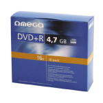 Omega DVD+R 4.7 GB 16x 10 pcs (56823)