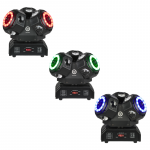 LIGHT4ME SID PRO moving light multieffect 5-in-1 stage lighting LED DMX beam ring laser