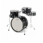 DW Design Frequent Flyer Black Akustiline trummikomplekt
