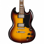 Epiphone SG Tribute Plus Vintage Sunburst Elektrikitarr Double Cut