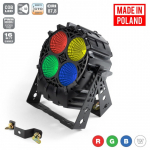 LED PAR 64 4x30W 4w1 COB RGBW SHORT - 4 sections Mk2 LED-prožektor