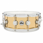 DW Collectors Series Polished Brass snare 14x5.5 CR HW Snare trumm