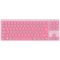 Arvuti klaviatuur Canyon CANYON Keyboard OnType 10 Low Profile EN Wired Pink CNS-HKB10P (5291485018931)